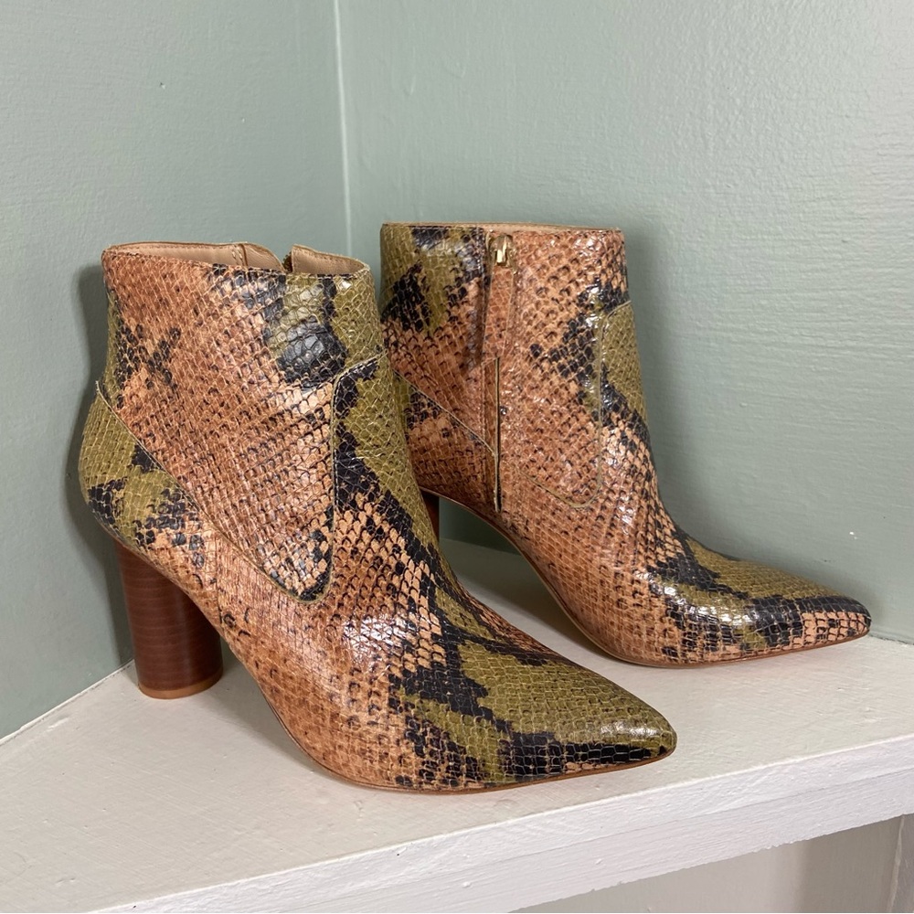 Ulla Johnson Helia Snake Effect Python Snakeskin … - image 2